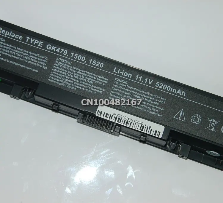 Аккумулятор 4400mAH для Dell Inspiron 1500 1520 1521 1720 Vostro 1700 312 1721 0504 0513 0520 0575 0595|battery for dell|4400mah