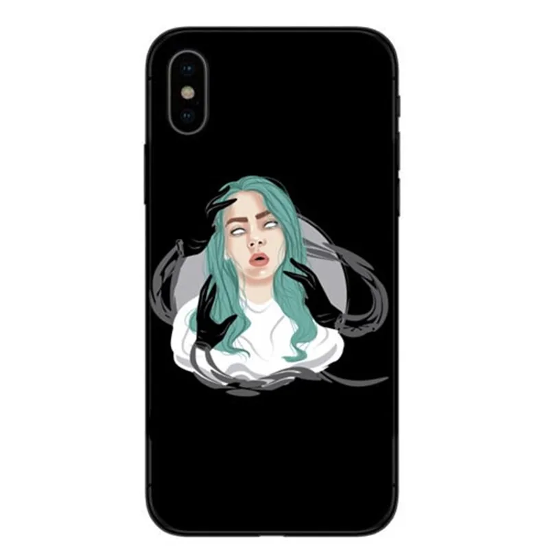 Когда мы все засыпаем, куда нам идти Billie Eilish Khalid Encantador Macio TPU Casos de Telefone Capa Para o 5 6 7 8 Plus X - Цвет: TPU