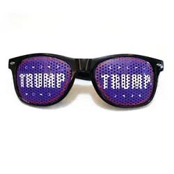 5 шт/20 шт дропшиппинг 2020 Trump Paster солнцезащитные очки смешная мода, креативная личность сторонников акции Трампа
