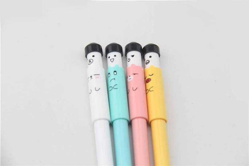 Deli 4 шт./упак. высокого качества 0,5 мм гелевые ручки милые корейские школы и офиса поставка Лидер продаж канцелярский магазин милые цветочные ручки гель