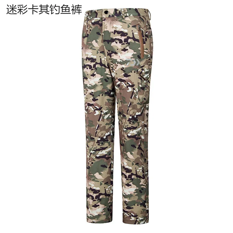 

2017 NEW DAIWA Fishing pants Autumn And Winter trousers DAWA Plus velvet Keep warm soft shell waterproof DAIWAS Free shipping