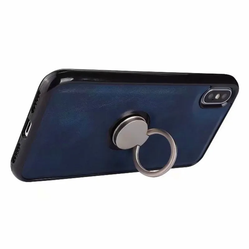 Телефон чехлы для iphone х Подставка держатель металлическое кольцо хоп Магнитная