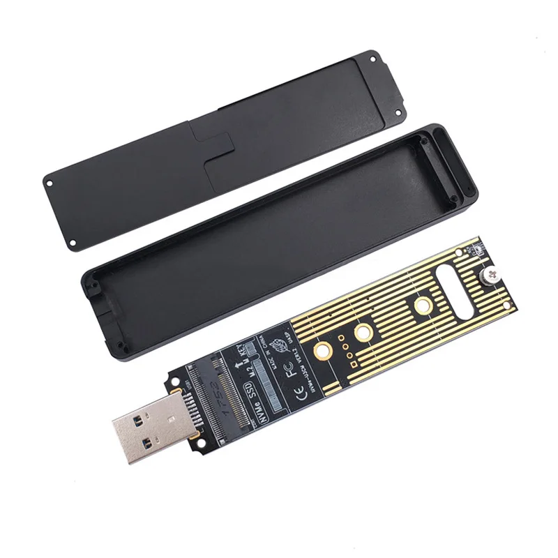 H1111Z HDD корпус NVME M.2 SSD чехол/корпус M.2 USB адаптер SSD M2 SSD коробка USB3.1 type-A для PCI-E M.2 NVME Корпус для мобильного жесткого диска