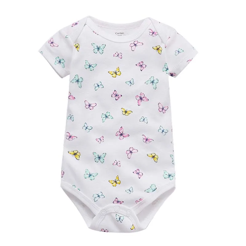 Боди для малышей; Одежда для новорожденных; хлопковое нижнее белье с короткими рукавами для малышей; одежда для маленьких мальчиков и девочек; комплекты для малышей - Цвет: DH001-10