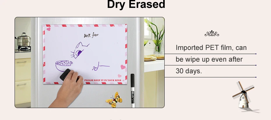 04 A4 Fridge Magnet Removable Erase Drawing Writing Planner Magnetic   Board Fridge Message Board Magnets To Do List Memo Pad Notes