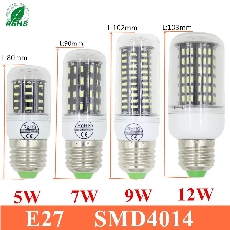 

2018 Cree Hot Sale LED lamp corn Bulb 5W 7W 9W 12W SMD4014 E27/E14/B22 LED light 360 degrees Beam Angle spotlight lamps bulb