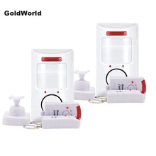 Пульт дистанционного управления беспроводной домашней безопасности PIR MP оповещение инфракрасный датчик сигнализация Система Противоугонная детектор движения 105DB 2 шт