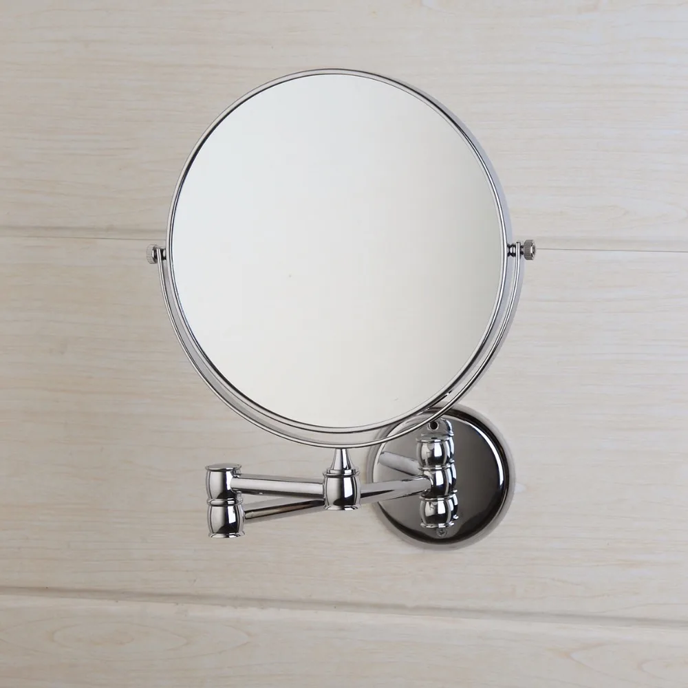 KEMAIDI 3X увеличительное зеркало для макияжа " Настенная Ванная комната Туалет косметическое зеркало Двухсторонее складное зеркало дизайн