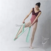 Женский balletband мягкий эластичный пояс балетки мягкая лента ремень сопротивление группы танцоров открытие группы резиновый материал