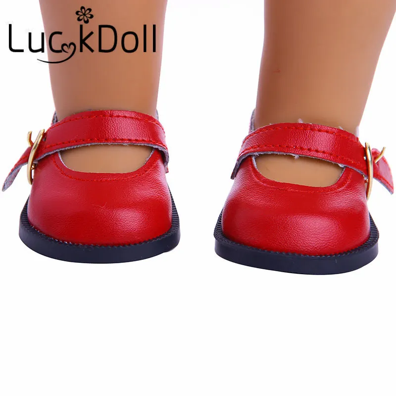 LUCKDOLL4 модели принцесса обувь подходит 18 дюймов американский и 43 см Кукла одежда аксессуары, игрушки для девочек, поколение, подарок на день рождения