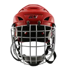 Гы спорта хоккей цвет оборудования lacrose профессиональный хоккейный шлем с лицо маска для упражнения детей шестерни