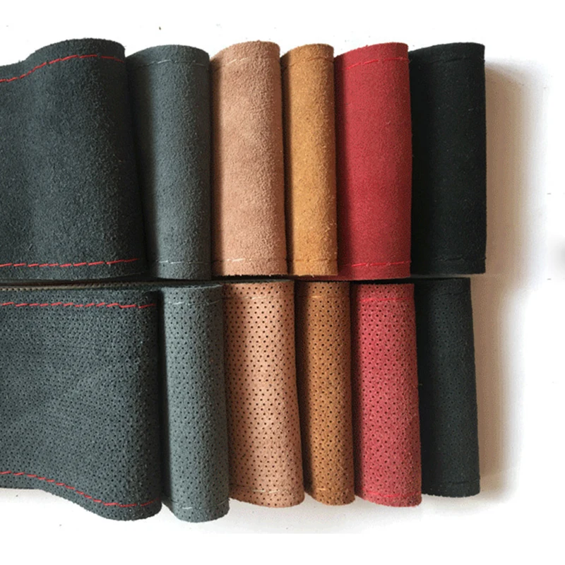 leather steering wheel cover