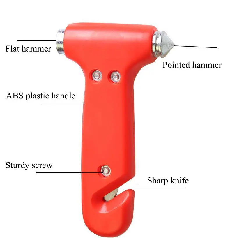 Спасательный инструмент для автомобилей Аварийный молоток высокого качества Спасательный Инструмент спасательный ремень безопасности резак оконный стеклянный выключатель