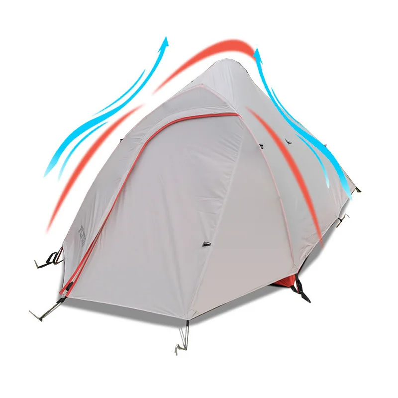 Windpoof непромокаемые Силиконизированные нейлоновые кемпинговые палатки сверхлегкие двойные палатки на открытом воздухе походные альпинизмы 1-2 человека