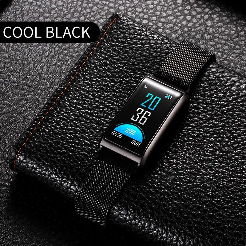 Список R02 женские модные Bluetooth Смарт часы браслет сердечного ритма кровяное давление кислородный мониторинг фитнес-трекер pk x3 - Цвет: Черный