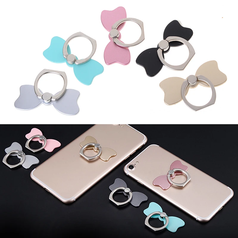 Bow Shape 360 Degree Metal Ring Finger Stand Bracket Holder For Smart Phone For iPhone6/6s/7 plus/8 for Samsung Huawei Bow Shape 360 Degree Metal Ring Finger Stand Bracket Holder For Smart Phone For iPhone6/6s/7 plus/8 for Samsung Huawei