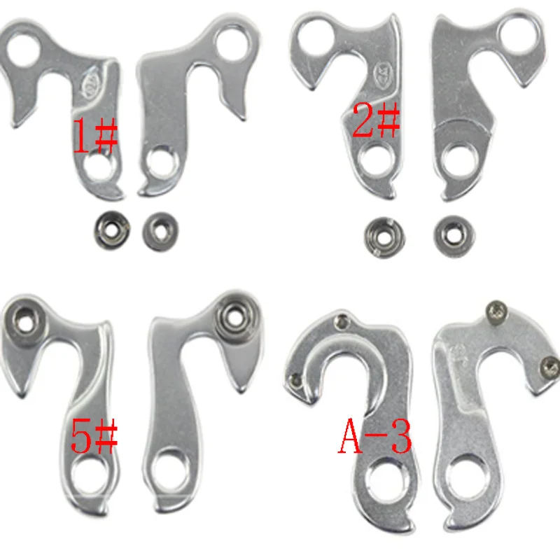 MTB الطريق دراجة دراجة سبيكة الخلفي Derailleur شماعات سباق الدراجات الجبلية إطار والعتاد الذيل هوك أجزاء