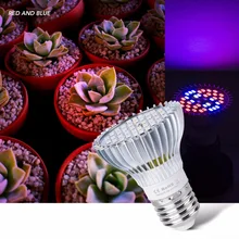 Светодиодные лампы для роста E27 полный спектр светодиодный Grow Light 30 Вт 50 Вт 80 Вт светодиодный фонарь лампа для выращивания растений 220 V лампа в форме растения шатер для гидропоники 5730