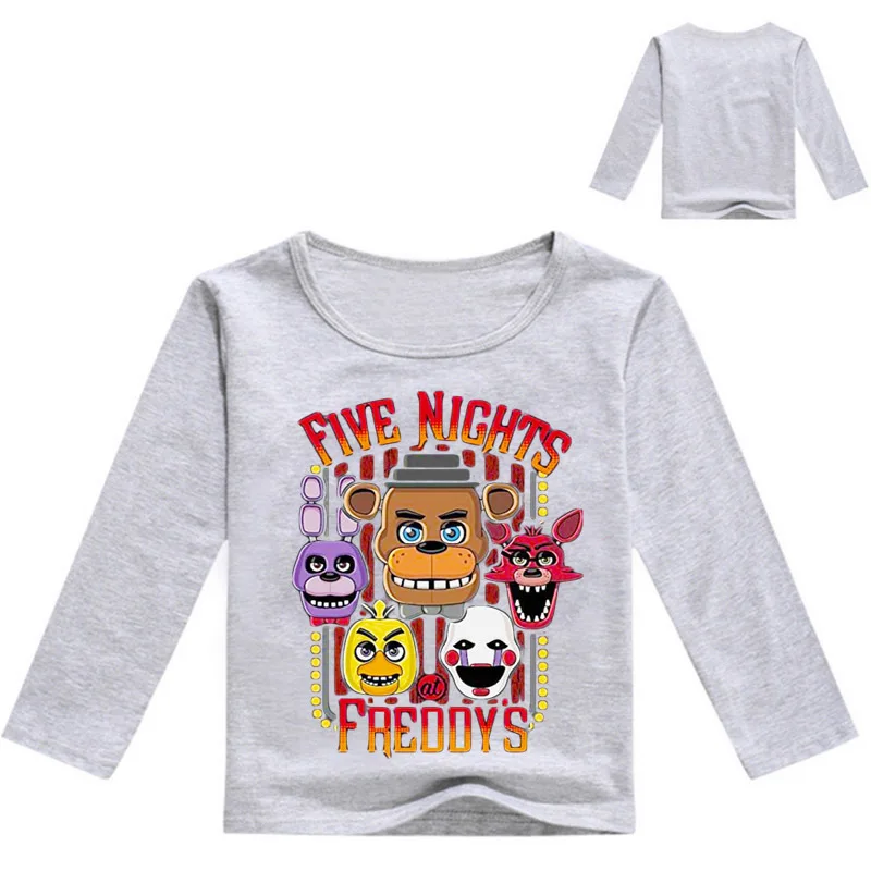Новая стильная детская футболка «пять ночей с Фредди» fnaf/Одежда для мальчиков одежда для малышей с короткими рукавами футболка для мальчиков детские футболки - Цвет: style 7