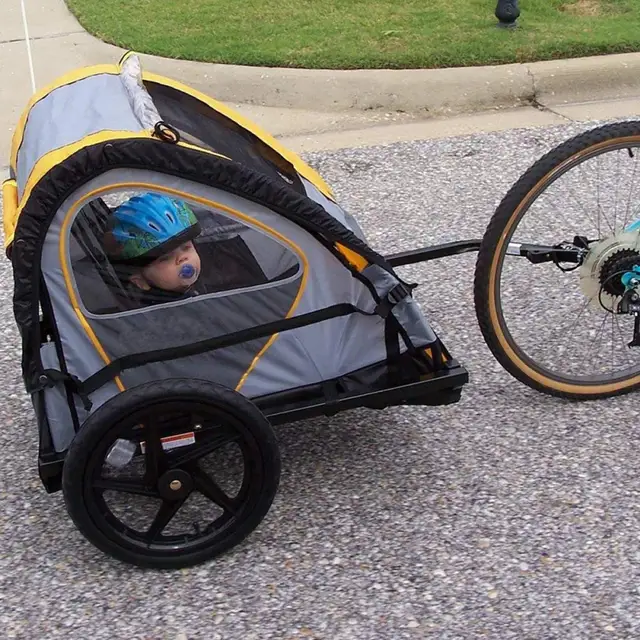 used baby bike trailer