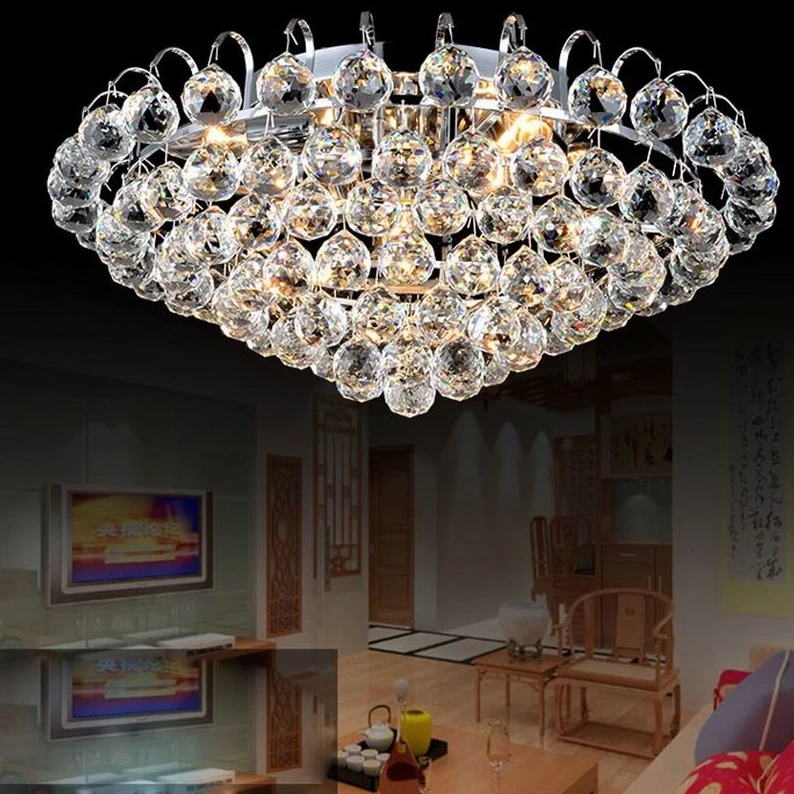 

led e14 Crystal Alloy LED Lamp.LED Light.Ceiling Lights.LED Ceiling Light.Ceiling Lamp For Foyer Dinning Room