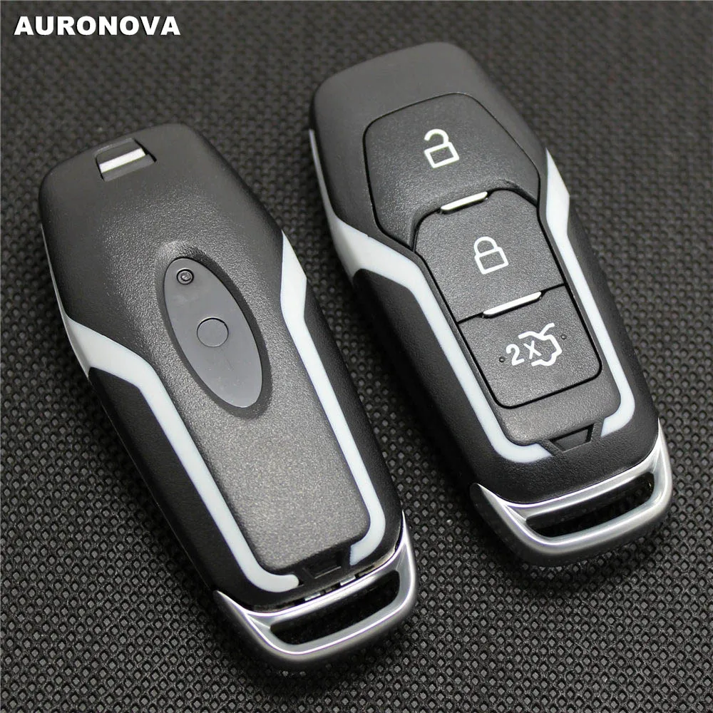 AURONOVA Новый Сменный смарт ключ корпус для Ford Edge Mondeo 3 кнопки чехол дистанционного