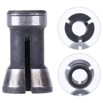 

High Precision Collet Chuck Head for Engraving Trimming Carving Machine Power Tools 8mm-6.35mm Chuck Head Range