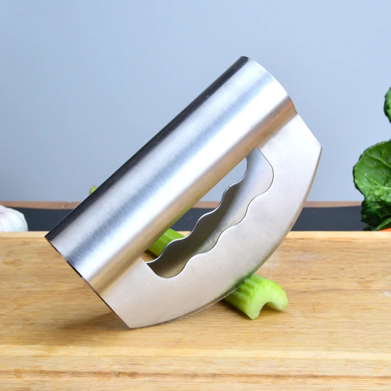 

Kitchen Stainless Steel Double Cut Salad Cheese Knife Cutting Vanilla Knife Chopped Salad Vegetable Cheese Kitchen Appliances
