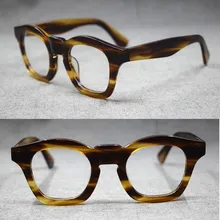 1960-х японская ручная итальянская ацетатная оправа для очков, прозрачные линзы, очки для близорукости Rx able, полная оправа, высокое качество