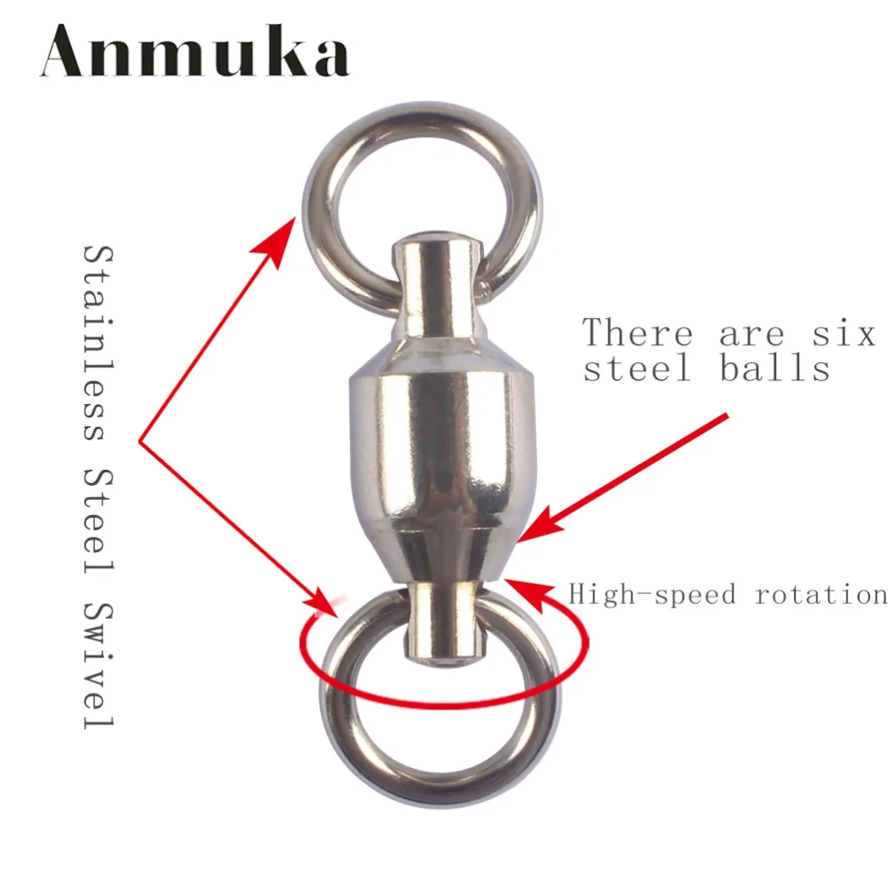 Buy Anmuka 35pcs Ball Bearing Fishing Swivel With