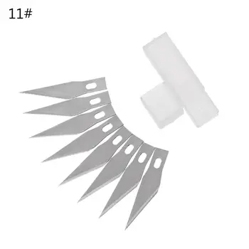 

8Pcs/Set Engraving Craft Sculpture Knife Replace Blades Wood Carving Paper Cut Tools for Stationery Art Supplies