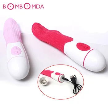 Charging Simulation Long Tongue Clitoral Stimulation Electric Tongue Oral Sex Toys Vibrating Anal G Spo Sex Tongue Vibrator O3