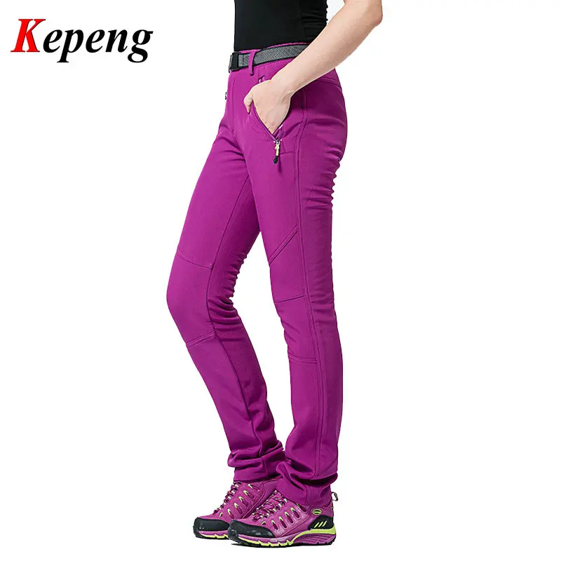 

Softshell Pants Outdoor Camping Hiking For Men Women Thin Softshell Pants Fleece Waterproof Windproof Trousers For Male