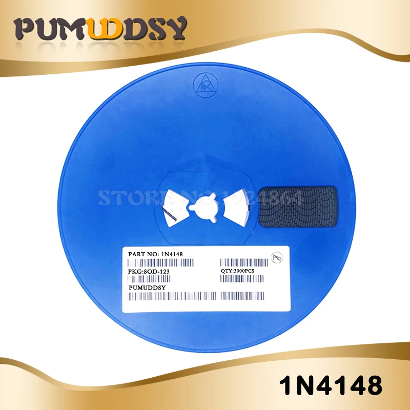 100PCS SMD диод 0805 SOD-123 1N5819 1N4007 1N4148 SOD123 SOD-323 1206 1N4148WS 1N5819WS B5819WS SOD323 | Электронные