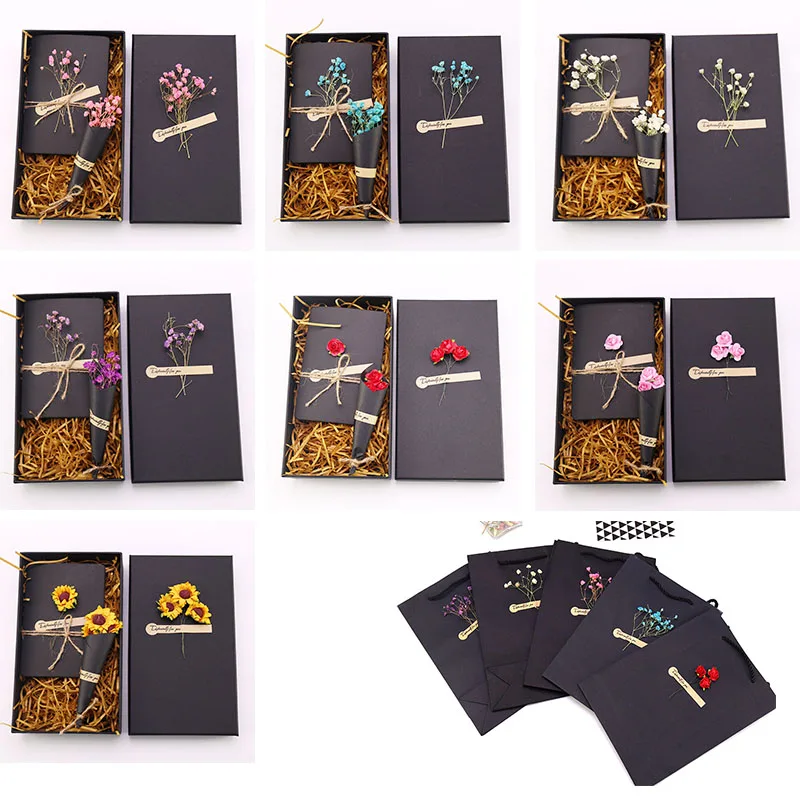 黒段ボールクラフト紙のギフトボックス板紙クッキーケーキボックスと包装ボックスパーティーの好意のための高級結婚式のキャンディーボックス ギフトバッグ ラッピング用品 Aliexpress