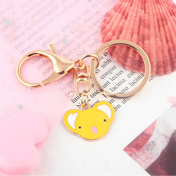 8  Creative Cartoon Keychains Heart Flamingo Unicorn Keychain Keyholder Animal Pendant Kaychain For Women Fashion Jewelry Keyring