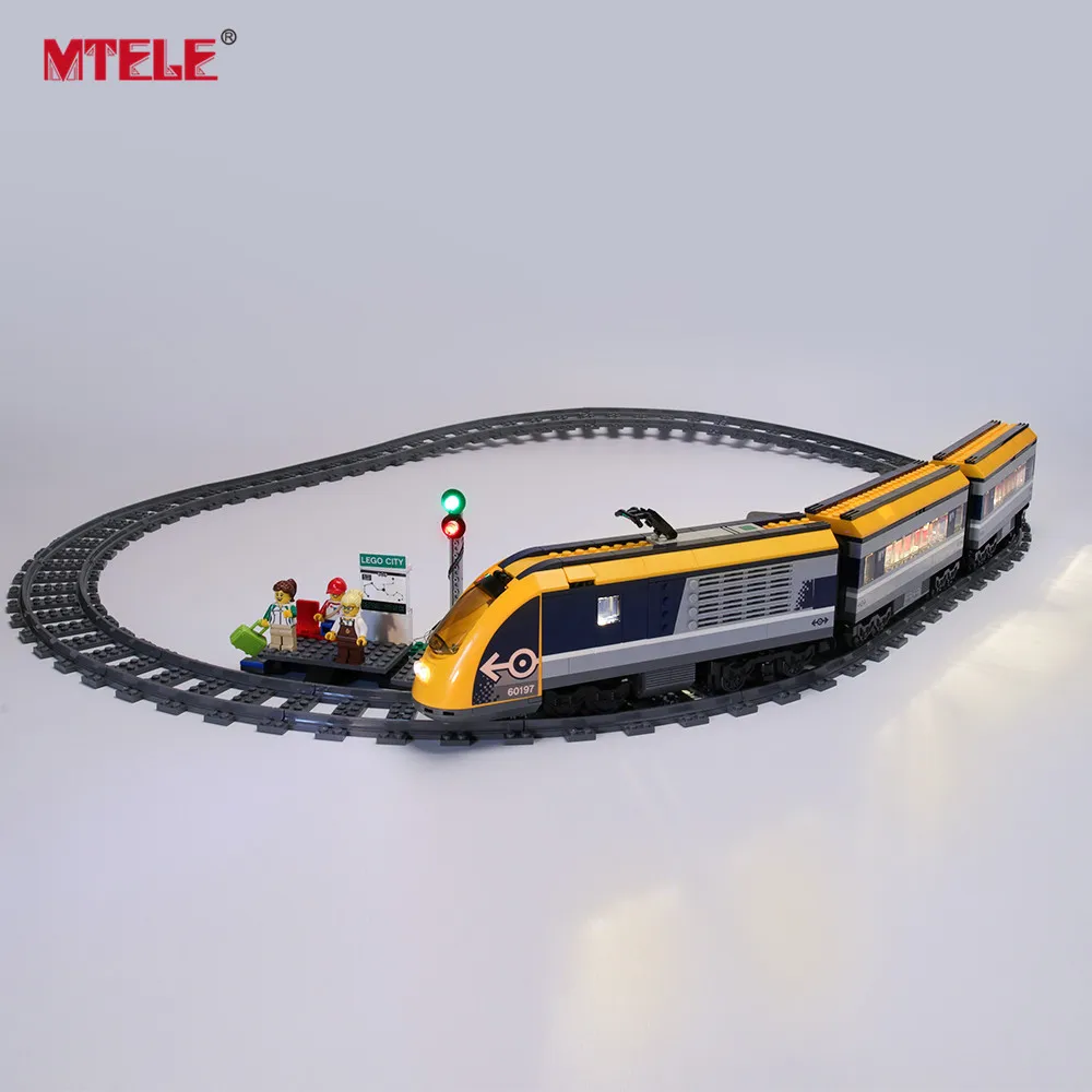 

MTELE Brand LED Light Up Kit For City Series Passenger Train Lighting Set Compatile With 60197 (Model NOT Included)