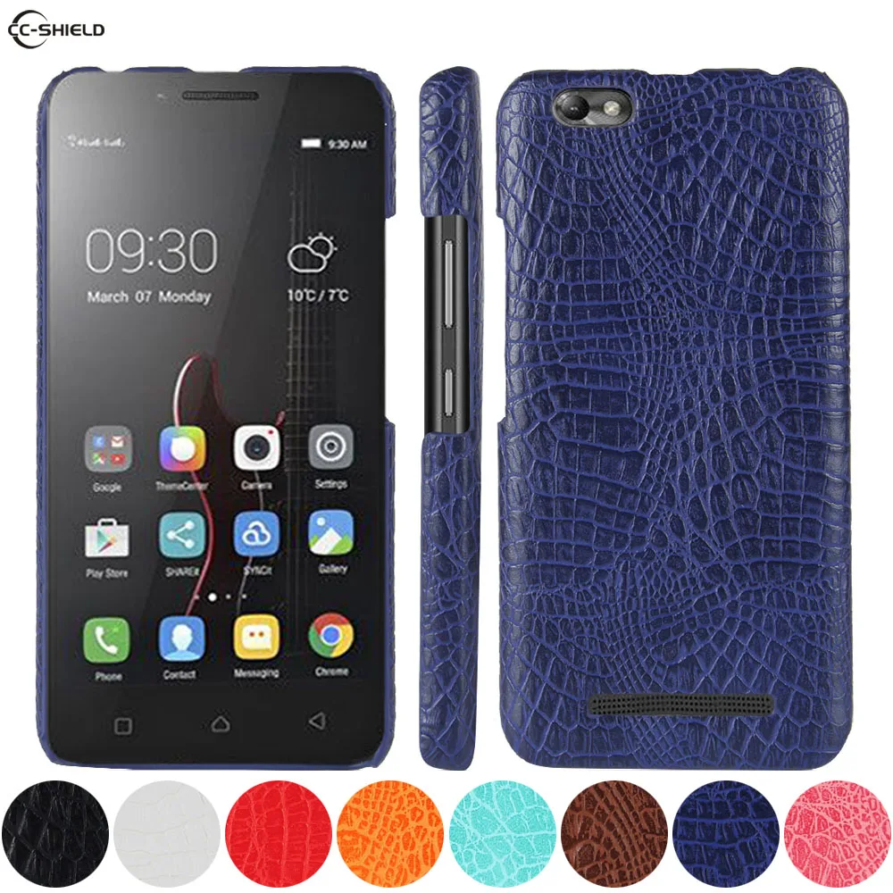 

Leather Case for Lenovo Vibe C A2020a40 A2020 A 2020 a40 Phone Bumper Case for Lenovo C A2020 A 2020a40 Hard PC Frame Cover
