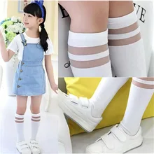 6 Pattern Fashion Harajuku Baby Girls Kids Cute Kitten Stars High Elastic Stocking Slim Mesh Tights