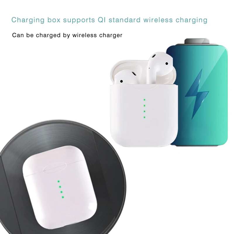 i10 TWS Double Mini Airpod Wireless Bluetooth Earphone Earbuds With Charging Box Mic For Iphone7,8,X for Samsung Android