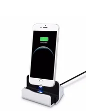 New Magnet Adsorb Charging Dock Station Desktop Magnetic Charger usb cable Sync Data For iPhone 5s 6s 7 Plus for android micro