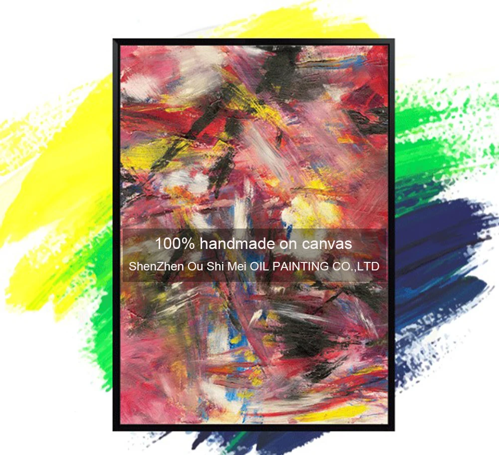 

Big Size Handmade Modern Abstract Oil Painting On Canvas for Room Wall Decor Landscape Painting Colorful Picture New Year Gift