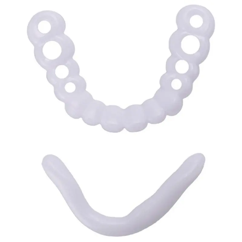 Зубные протезы Smile Fit Top косметические зубы удобный чехол мгновенный комфорт отбеливающие зубные протезы