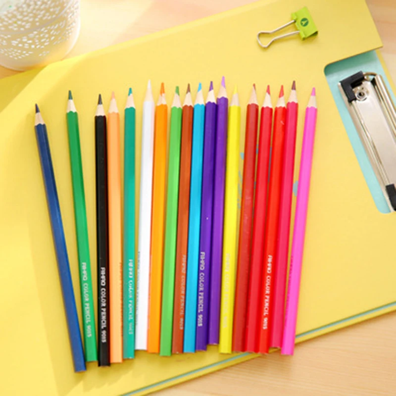 1set 12 18 24 36 Color Pencils For Drawing 24 Different Colour Pen