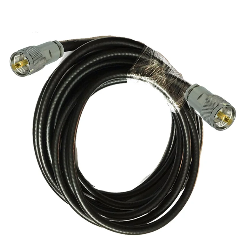 PL259 UHF Male to Plug Clamp connector 5D-FB 50-5 RF Coax Coaxial Cable 50 Ом 1/2/3/5/10/15/20 м | Обустройство дома