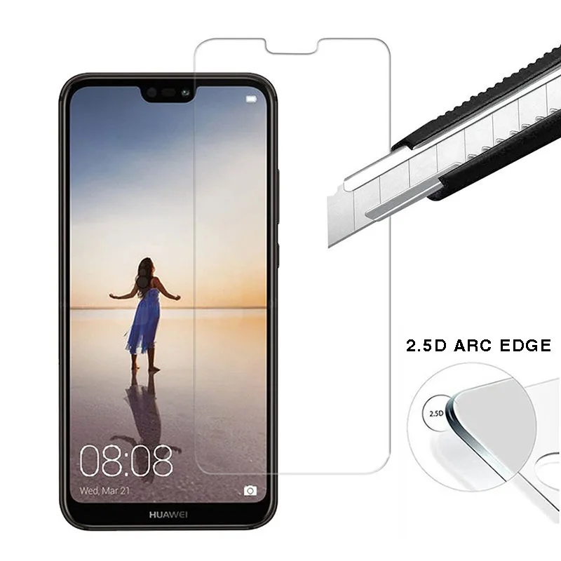 Закаленное стекло 9H для Huawei P20 Lite Nova 3e 2.5D защита экрана защитная пленка ANE-LX1 ANE LX1 |