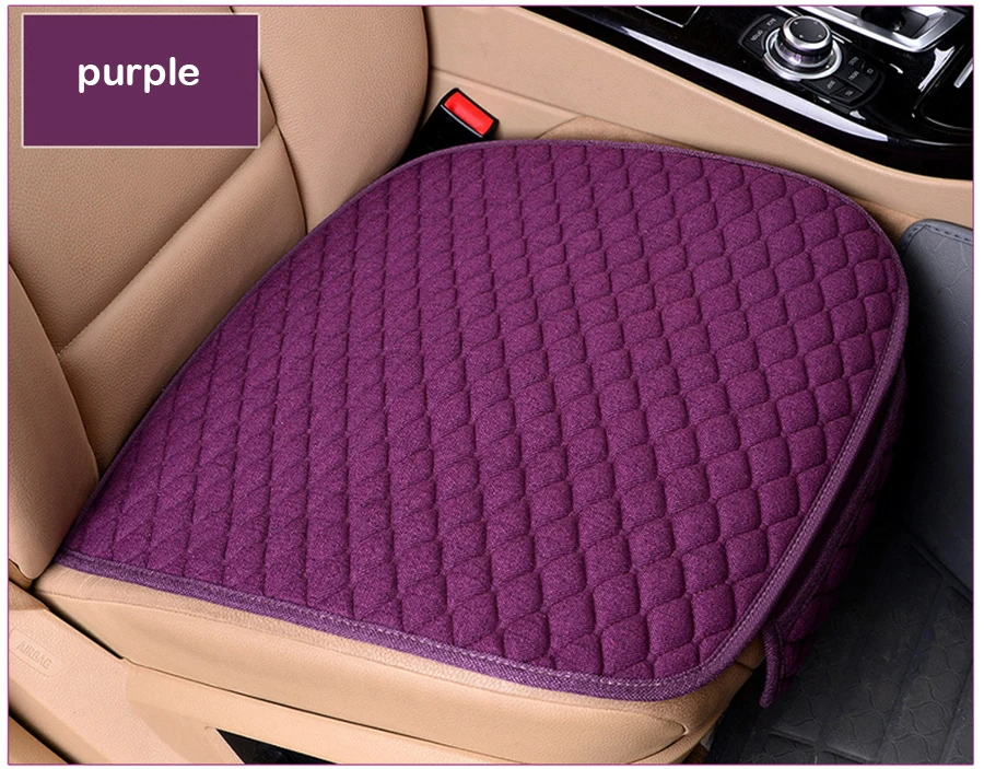 XWSN льняная подушка для сиденья автомобиля подходит для 99% автомобиля четыре сезона универсальные удобные и дышащие автомобильные аксессуары