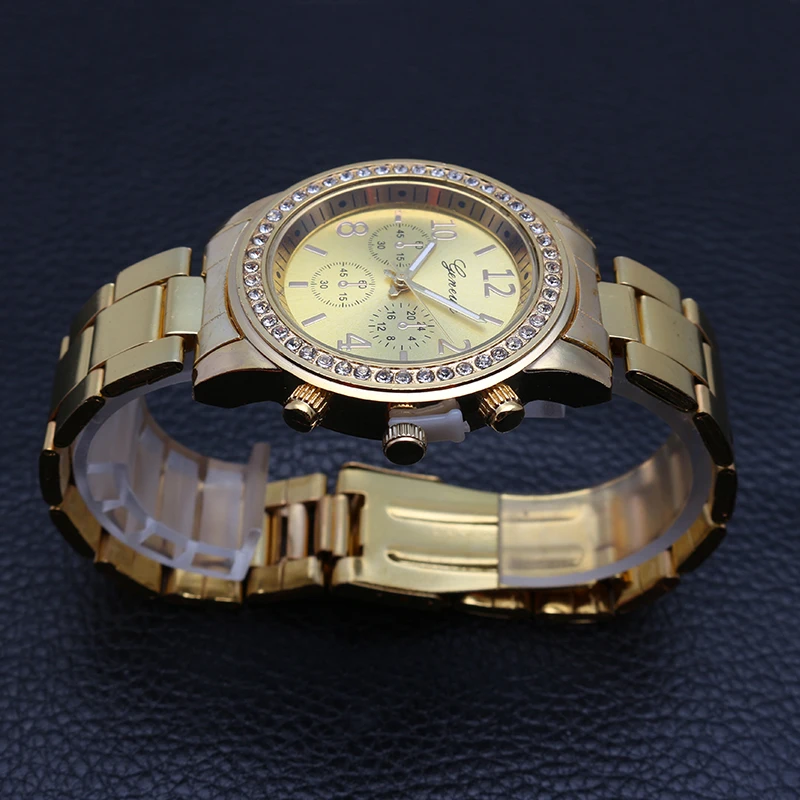 

New Fashion watches Ladies Women Girl Unisex High quality Stainless Steel Quartz Wrist Watch Gift