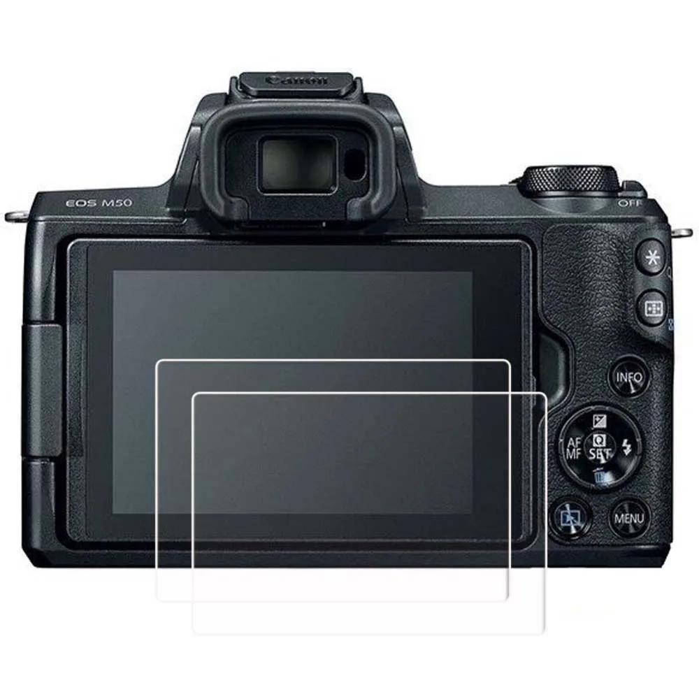 Debous 2 шт протектор экрана для Canon EOS M3 M5 M10 M50 lcd цифровой зеркальной камеры 9H твердое оптическое закаленное стекло прозрачная пленка для кожи