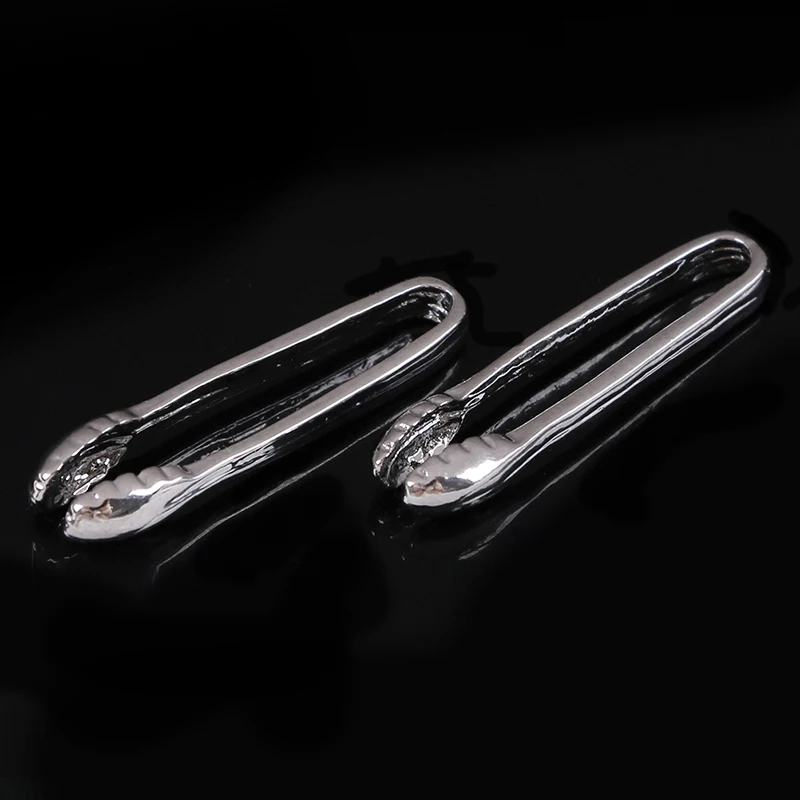 

2pcs Metal Barbecue Locking Tongs Serving Clip BBQ Grill Baking Salad Steak Vegetable Pasta Kitchen Tool Dollhouse Miniature
